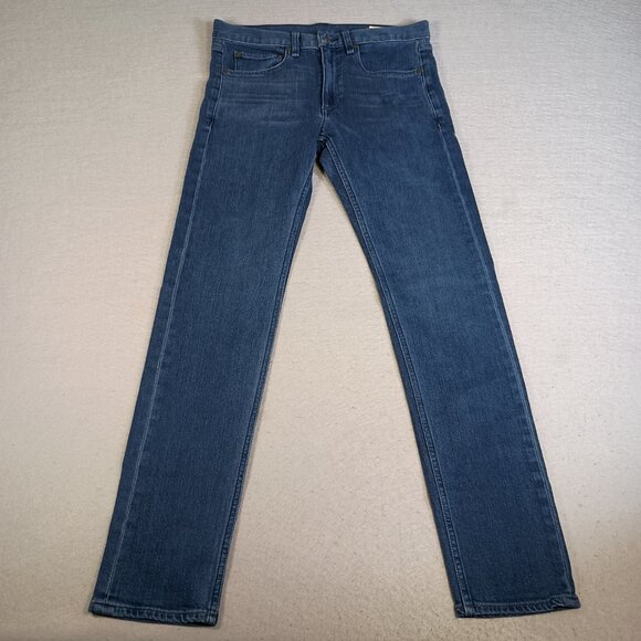 Rag & Bone Women's 30x32 Fit 2 Slim Skinny Leg Mid Rise Fits 31x31 Blue Jeans - Picture 3 of 14